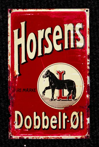Horsens Dobbelt-øl dørskilt