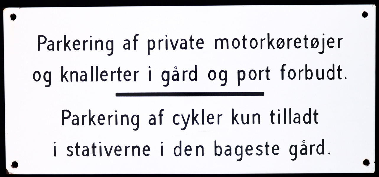 Parkering af private motorkøretøjer