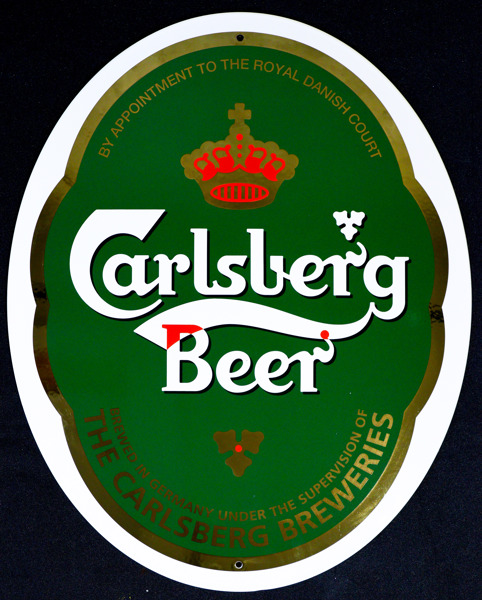 Carlsberg Beer Ovalt