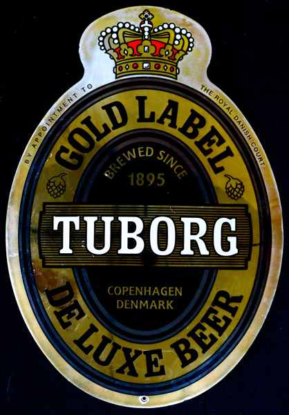 Tuborg Gold Label De Luxe Beer - Black label