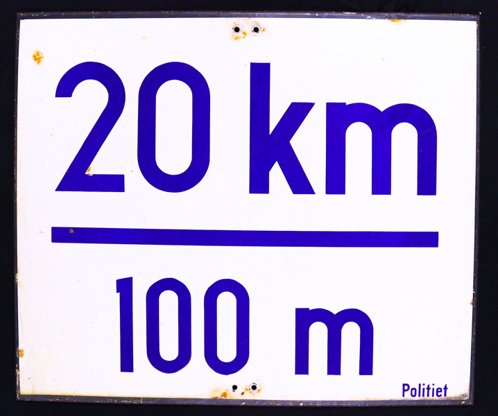 20 km / 100 m - Politiet