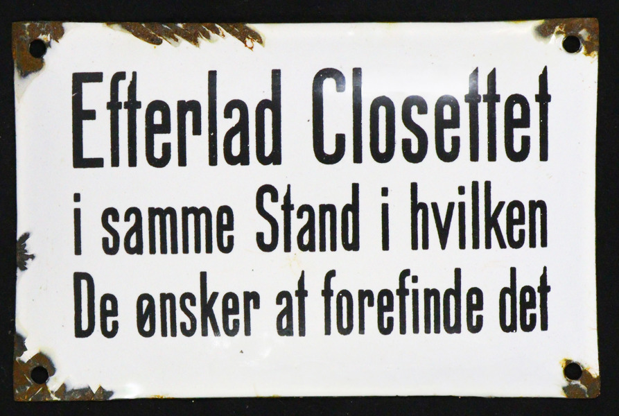 Efterlad Closettet