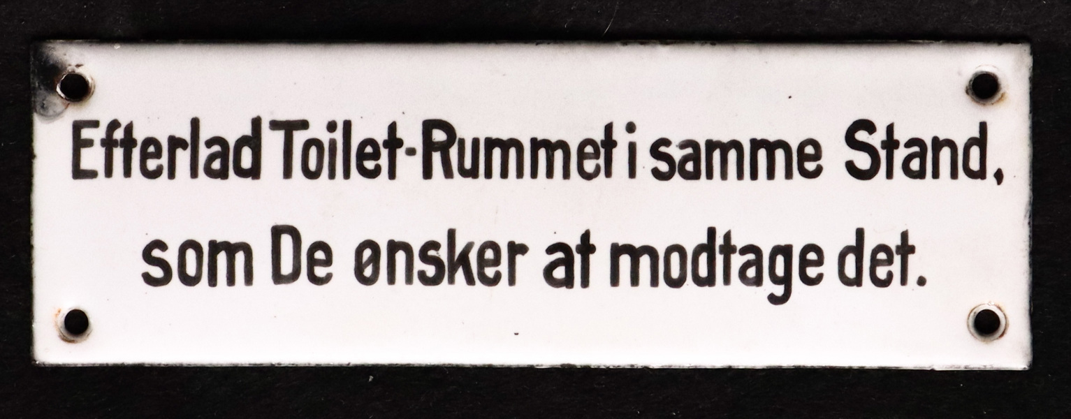 Efterlad Toilet-Rummet