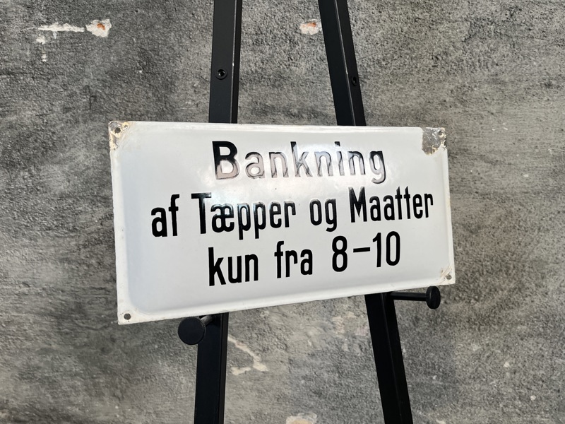Bankning af Tæpper og Maatter