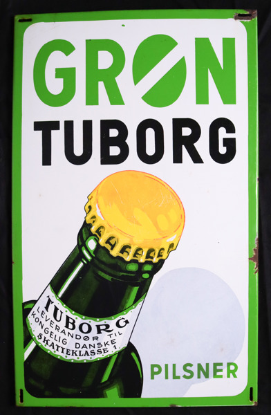 Grøn Tuborg Pilsner - Big Size