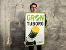 Grøn Tuborg Pilsner - Big Size