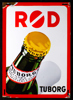 Rød Tuborg - Medium Size