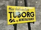 Tuborg ØL og Mineralvande - Gul bundfarve