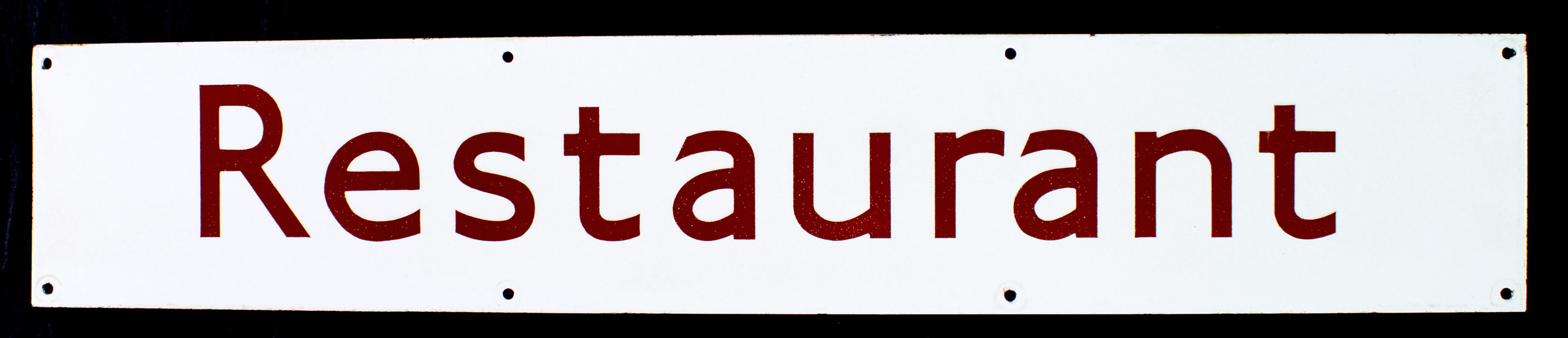 Restaurant DSB skilt