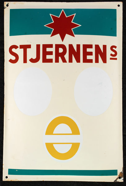 Stjernen Øl Etiketter - ufærdigt skilt