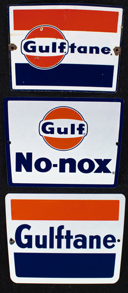 Gulf skilte (3 stk.)