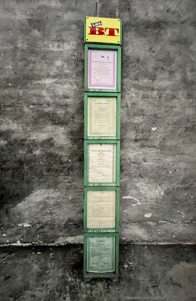 BT Spiseseddelholder