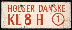 Nummerplade - Holger Danske ++TOP++