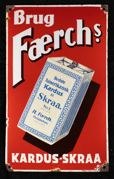 Færch's Kardus-Skraa Rød