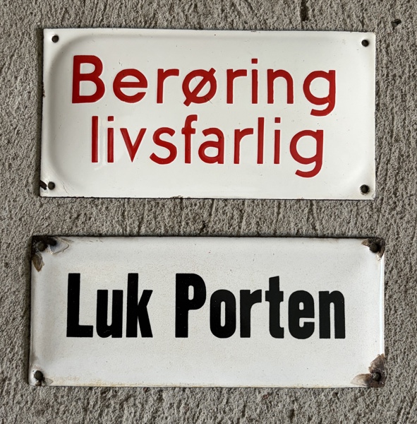Luk Porten, Berøring livsfarlig