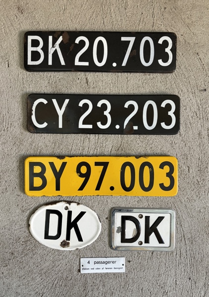 Nummerplade Lot Diverse