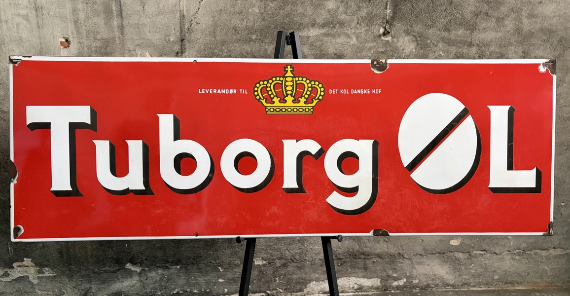 Tuborg ØL - Depotskilt