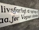 Sporvognsskilte (6 stk.)