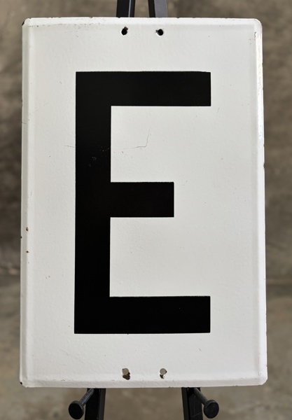 E emaljeskilt