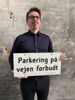 Parkering på vejen forbudt