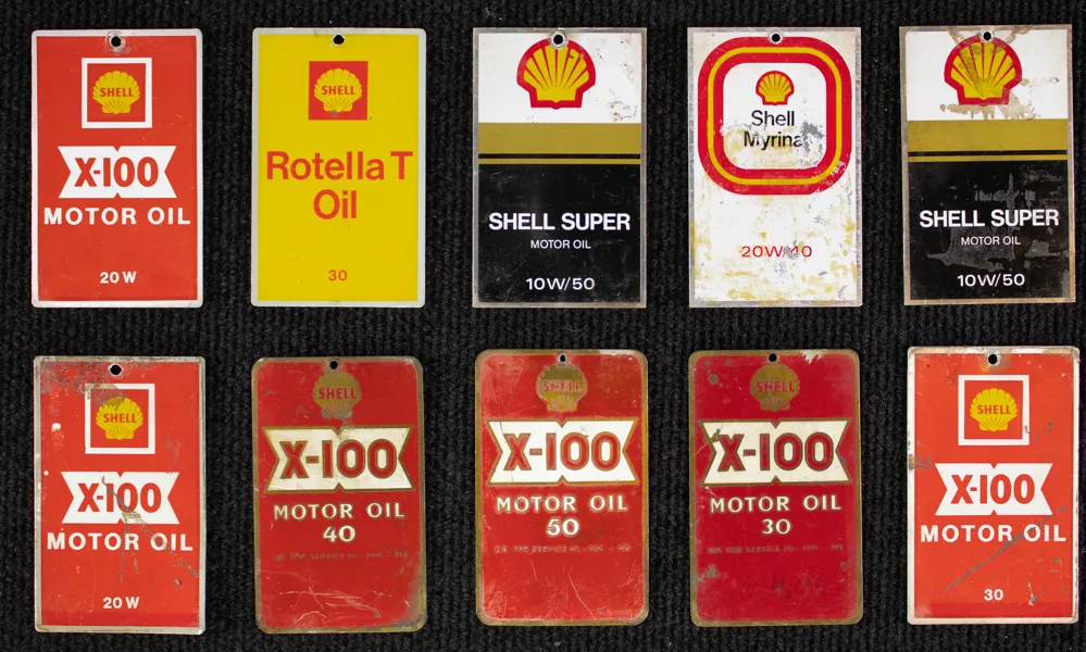 Shell Olieskilte (10 stk.)